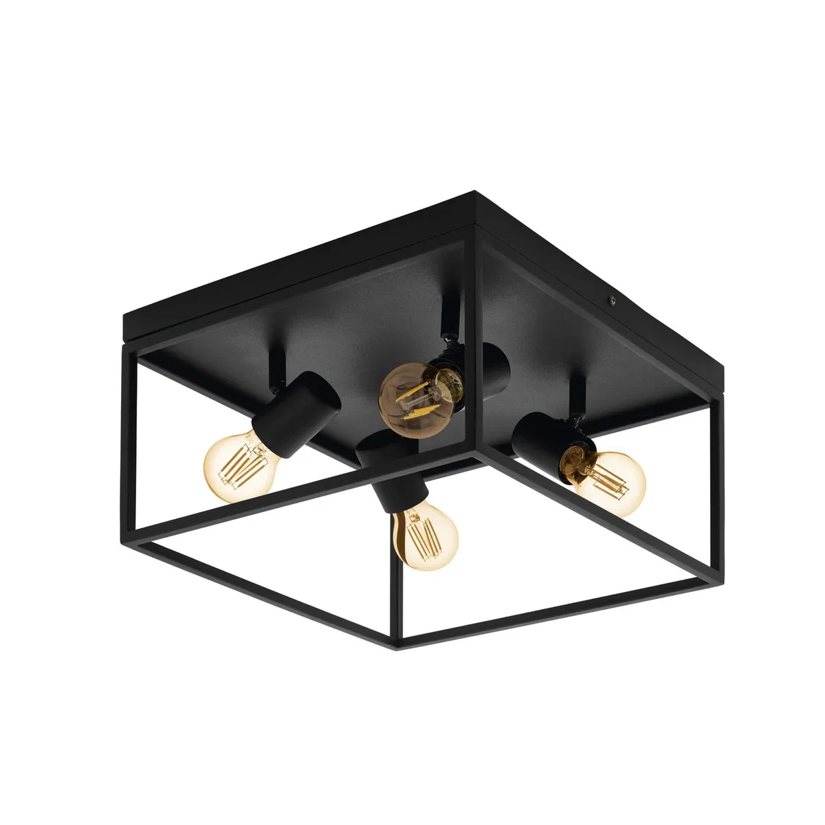 Silentina 4-Light Black Flush Ceiling Light – image 2