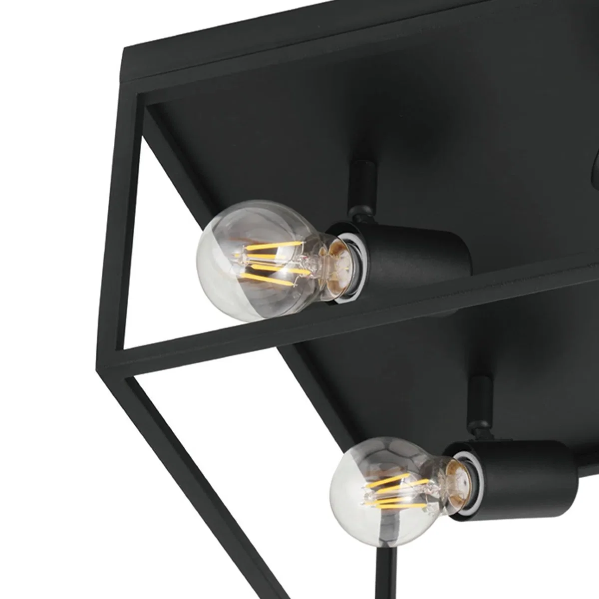 Silentina 4-Light Black Flush Ceiling Light – image 3