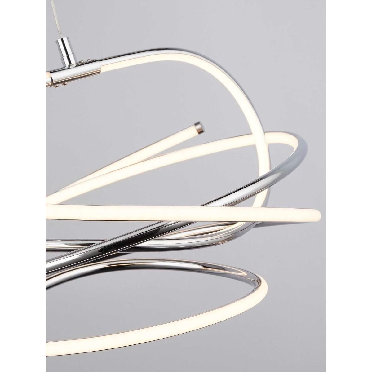 Trixie 1 Light LED Polished Chrome Ceiling Pendant – image 2