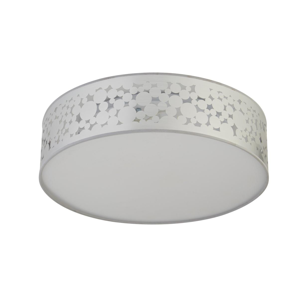 Laser Flush Silver Ceiling Light – image 2