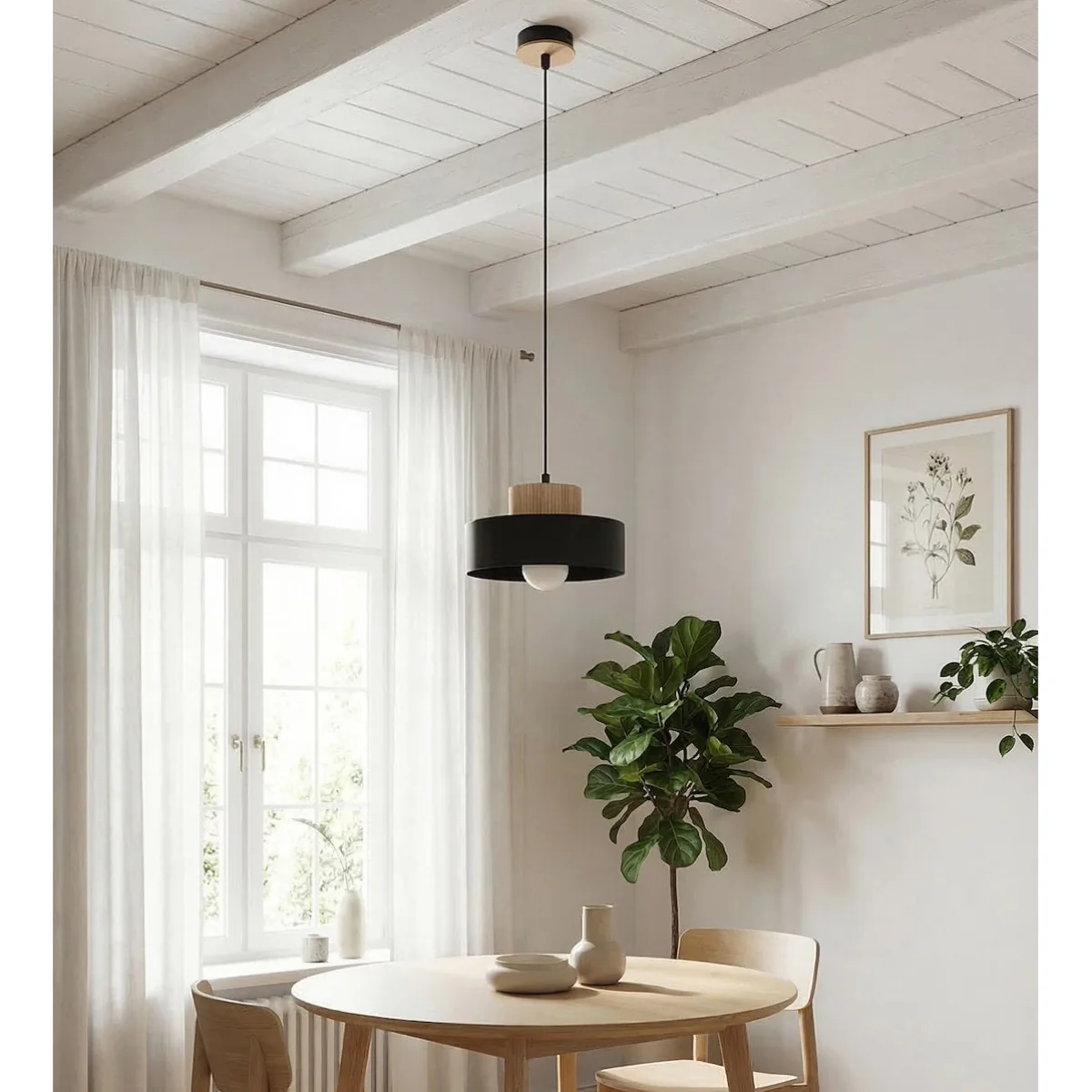 Kivi Small Pendant Black – image 3