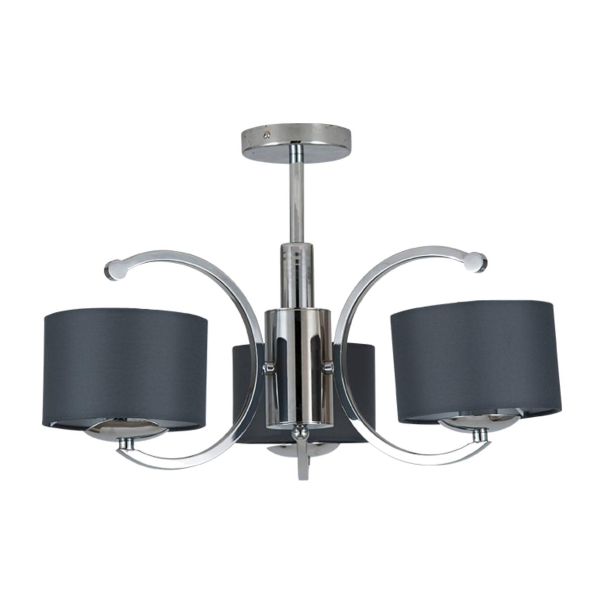 Arcadia 3 Light Ceiling Light Polished Chrome – image 1
