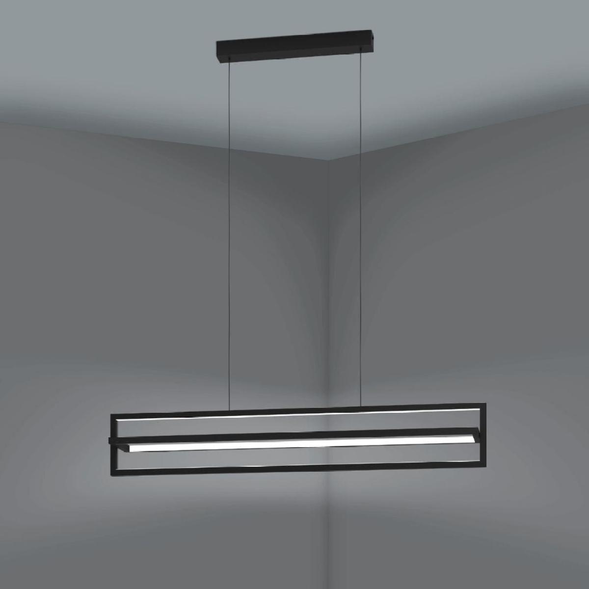 Siberia Black LED Ceiling Pendant Bar – image 2