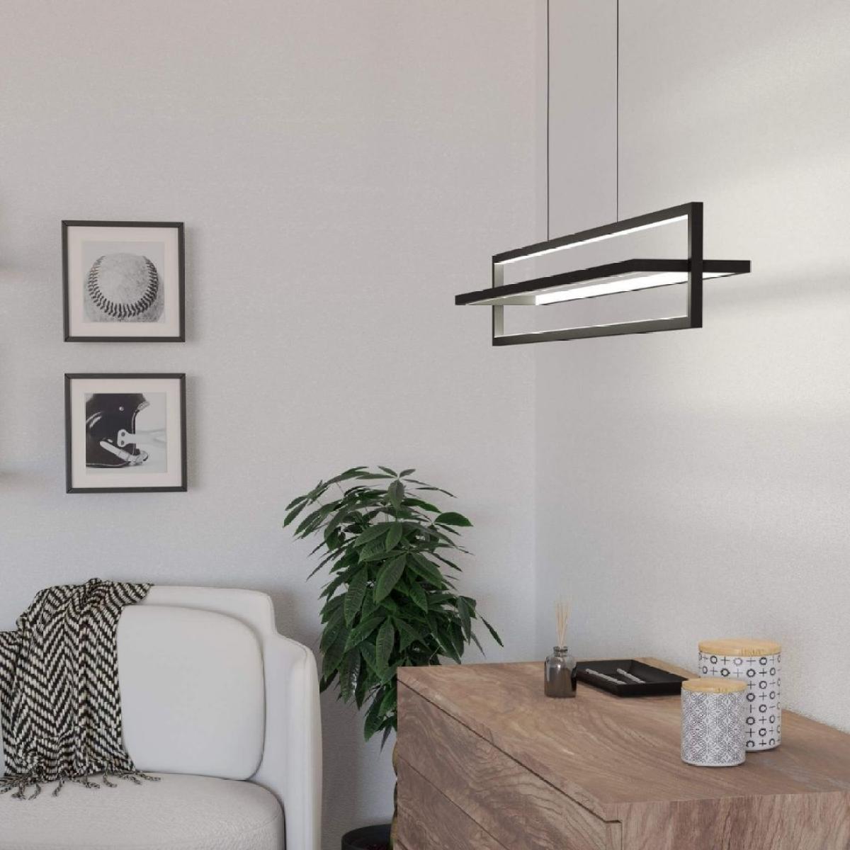 Siberia Black LED Ceiling Pendant Bar – image 1