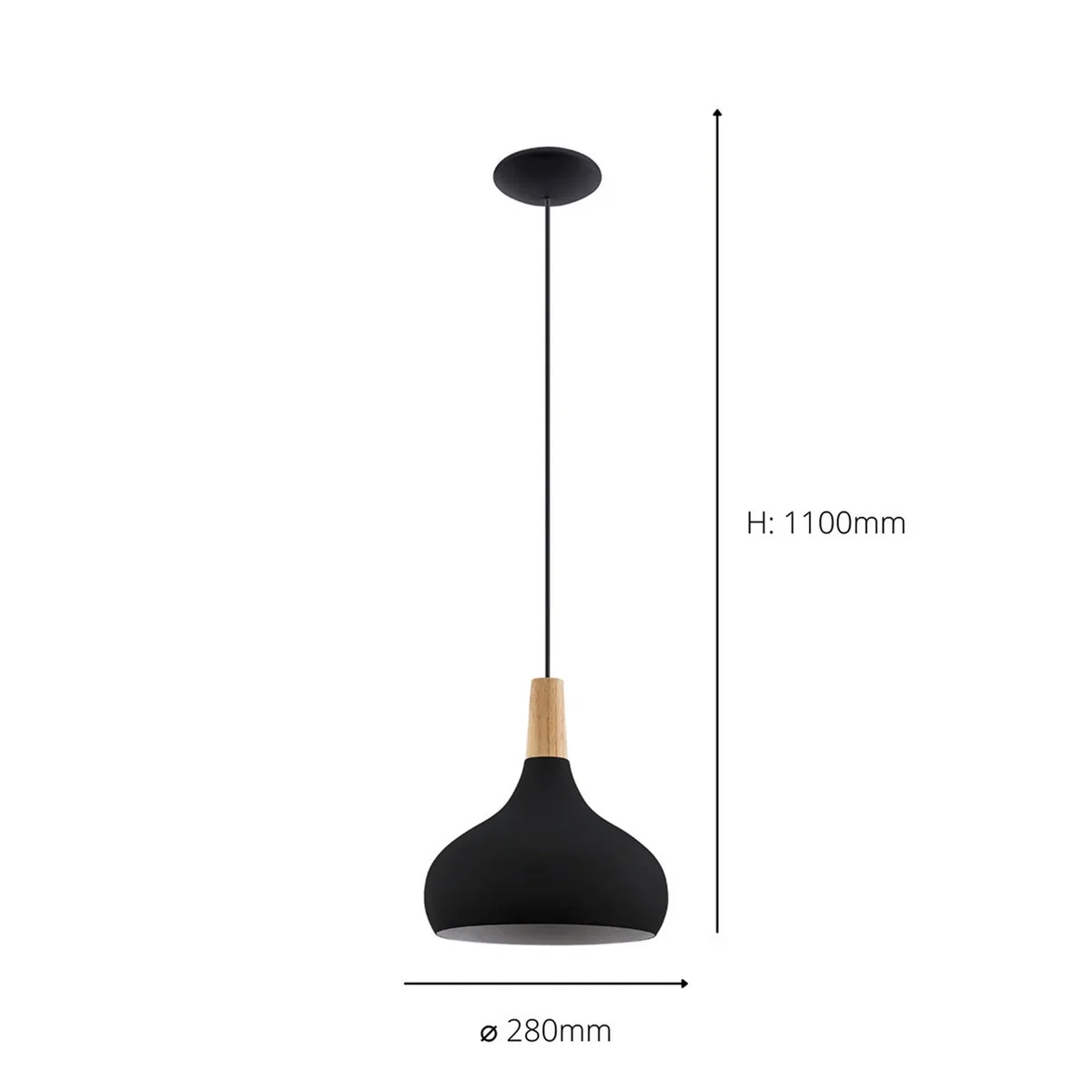 Sabinar Black Ceiling Pendant Small – image 3