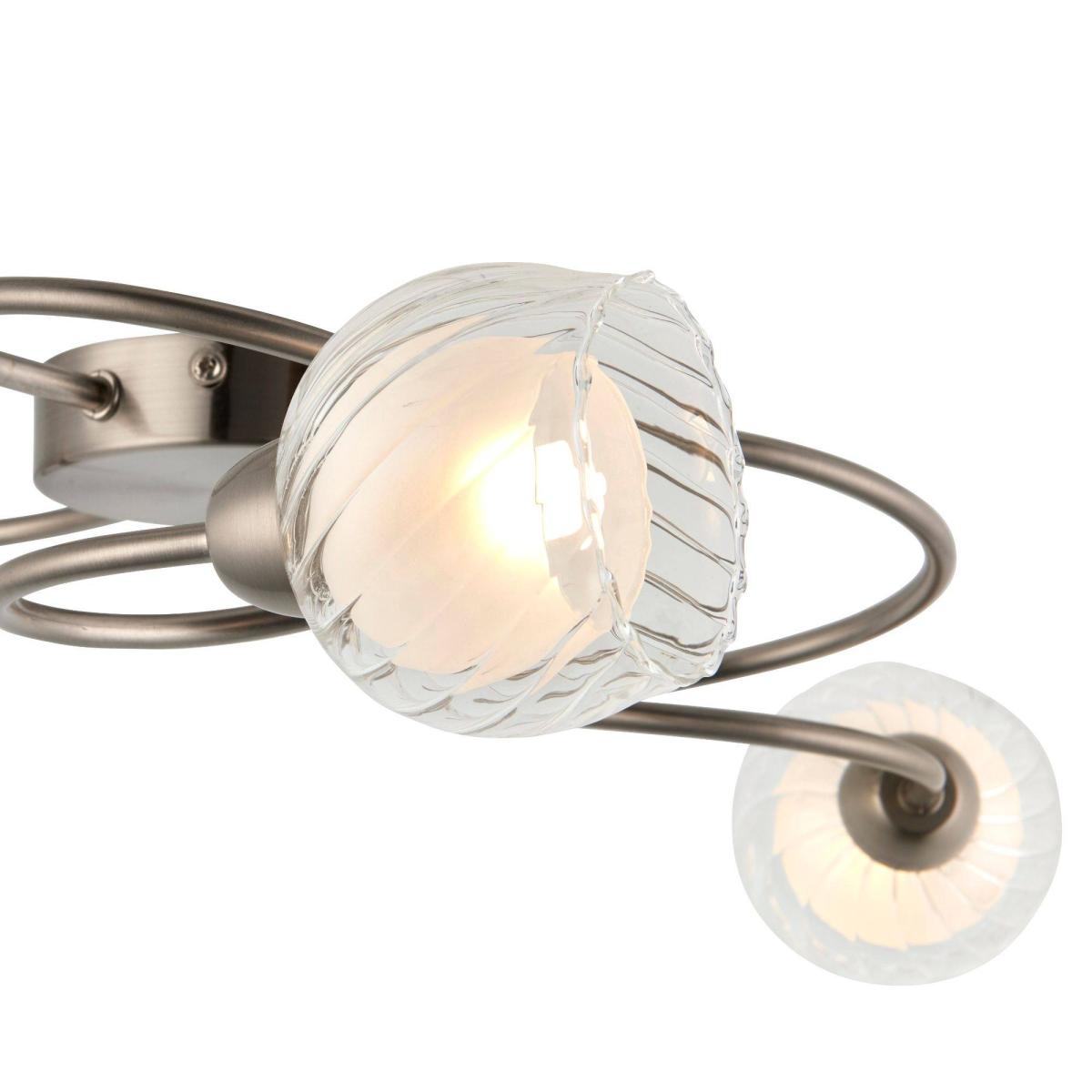 Lonsdale 3 Light Ceiling Light Satin Nickel – image 2