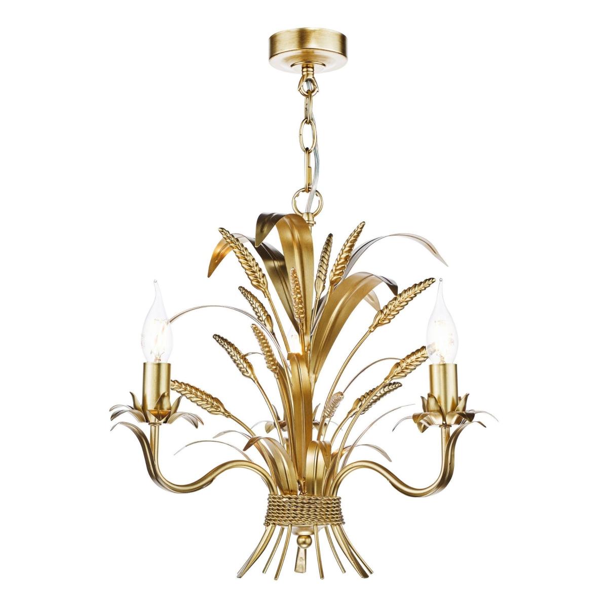 Phaedra 3 Light Gold Pendant Ceiling Light – image 3
