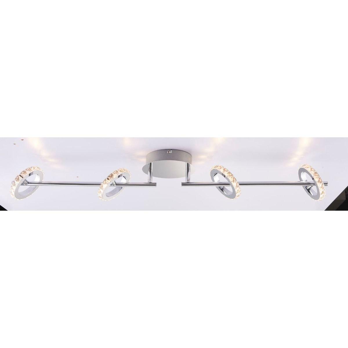 Alexa 4 Spot Bar LED Cool White Ceiling Light – image 3