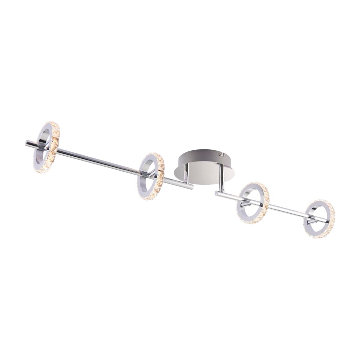 Alexa 4 Spot Bar LED Cool White Ceiling Light – image 1