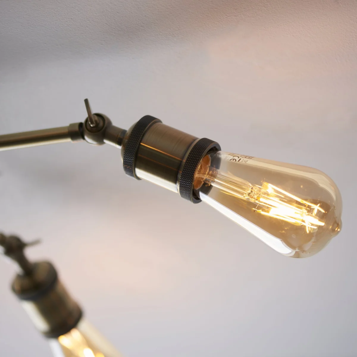 Hal 5 Light Semi Flush Antique Brass – image 6