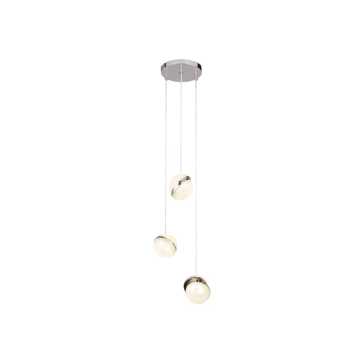 Whitney 3 Light Polished Chrome Ceiling Pendant – image 1