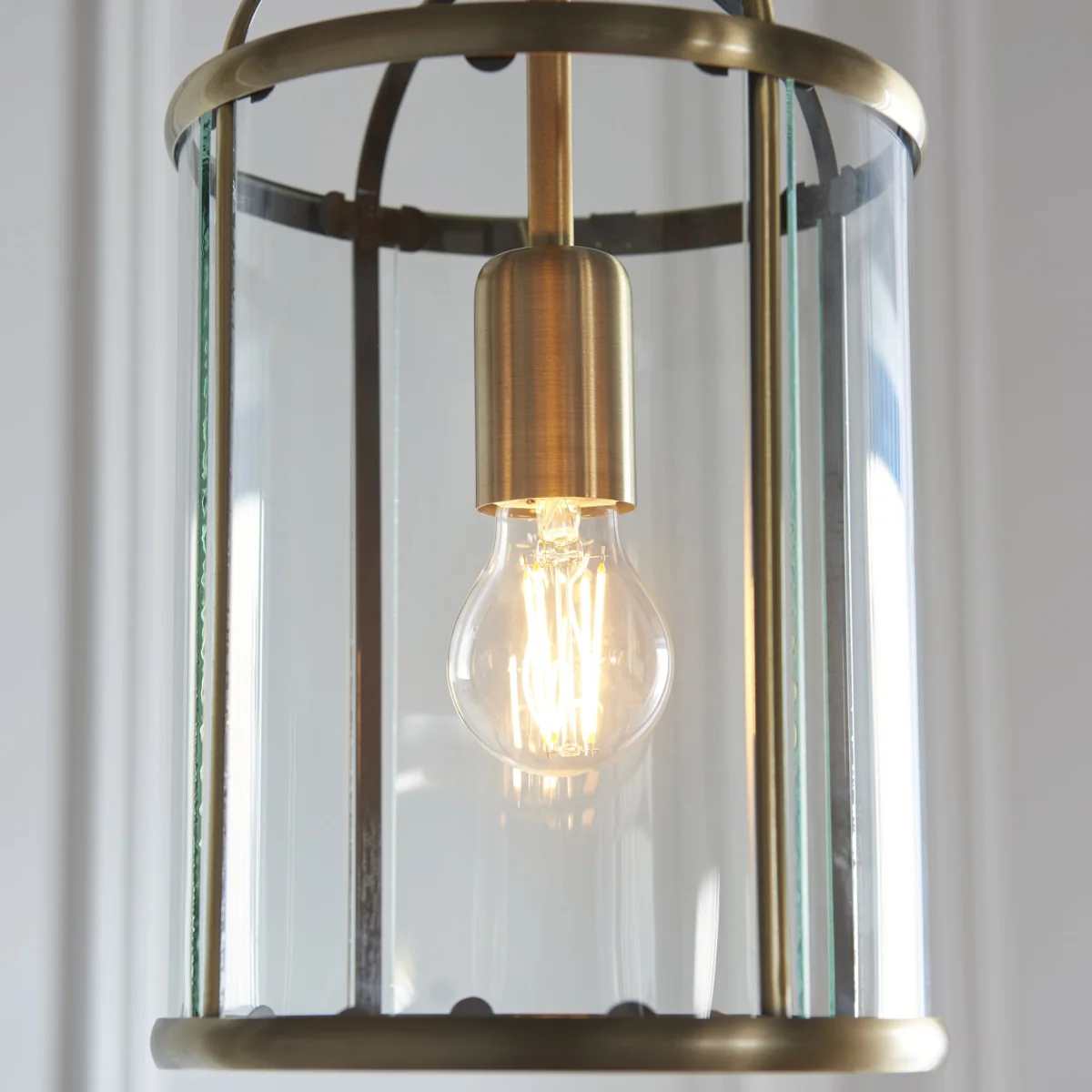 Lambeth 1 Light Pendant Antique Brass – image 8