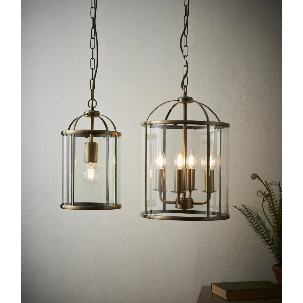 Lambeth 1 Light Pendant Antique Brass – image 9