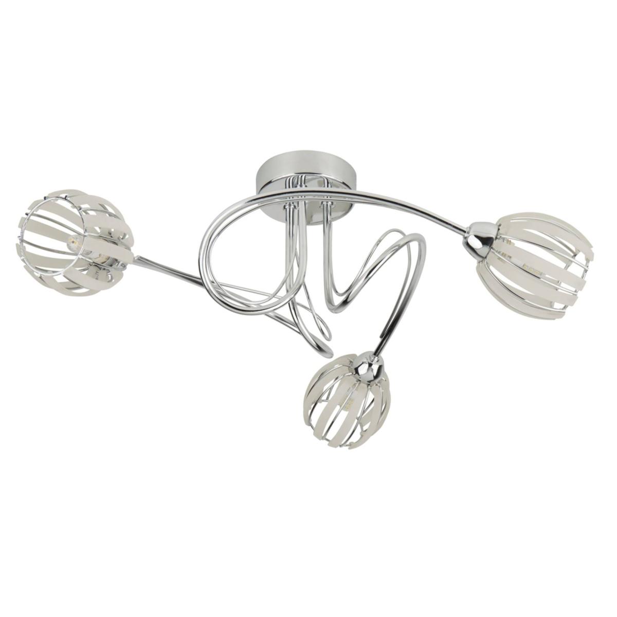 Isha 3 Light Semi Flush Ceiling Light – image 3