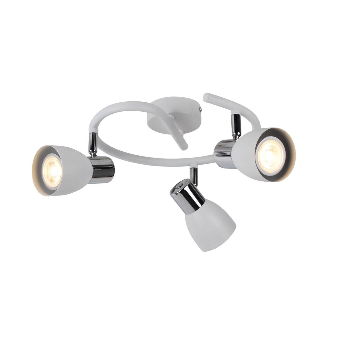 Kirst Matt White 3 Light Ceiling Spotlight – image 2