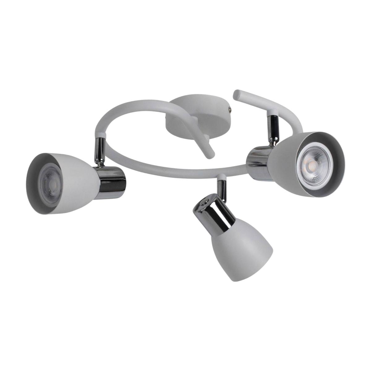 Kirst Matt White 3 Light Ceiling Spotlight – image 1