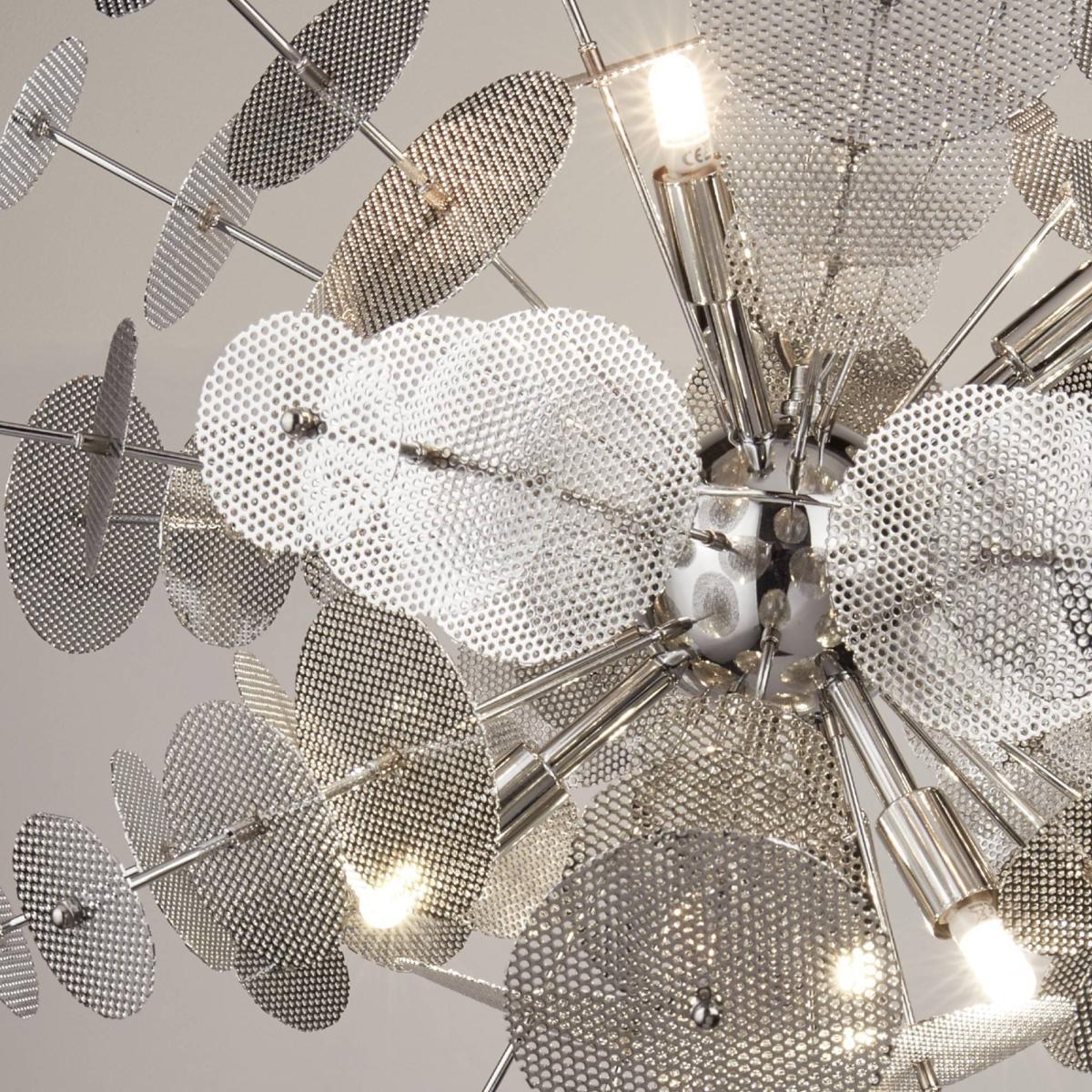 Nate 6 Light Polished Chrome Ceiling Light – image 3