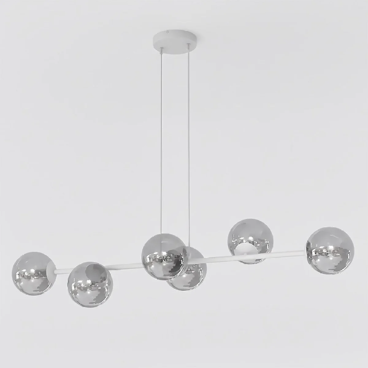 Magnus 6 Light Pendant Grey & Graphite – image 7