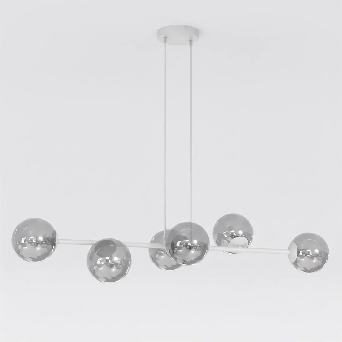 Magnus 6 Light Pendant Grey & Graphite – image 8