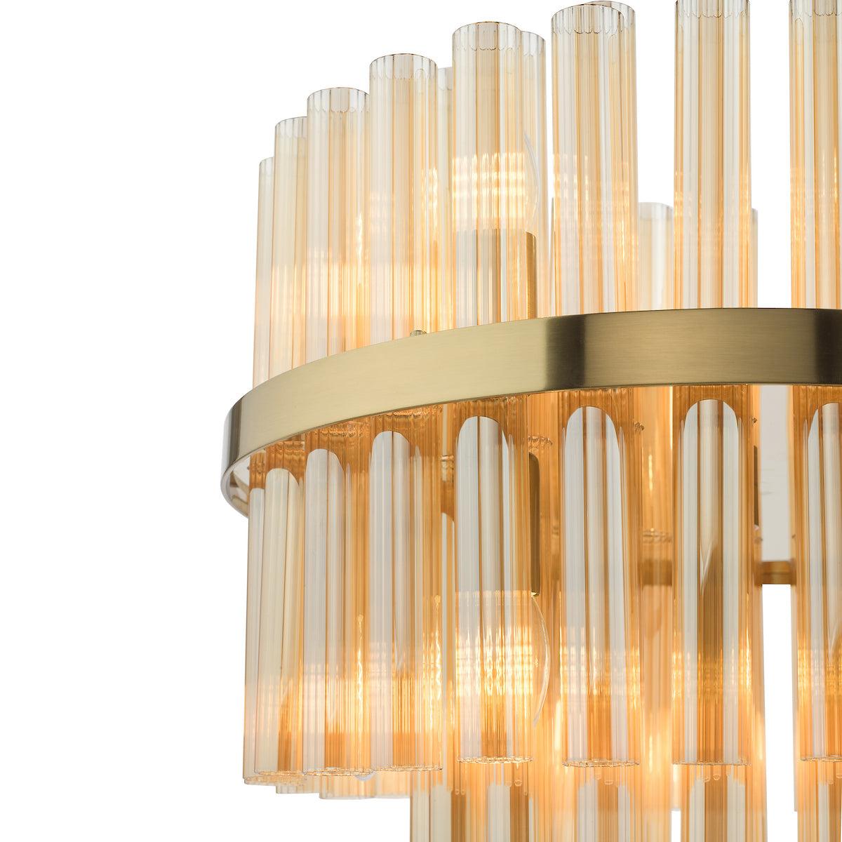 Imani 12-Light Natural Brass Pendant – image 4