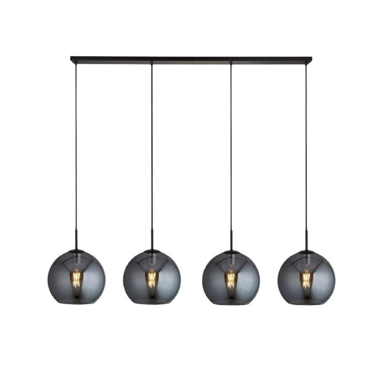 Amsterdam 4 Light Black Linear Pendant Ceiling Light – image 2