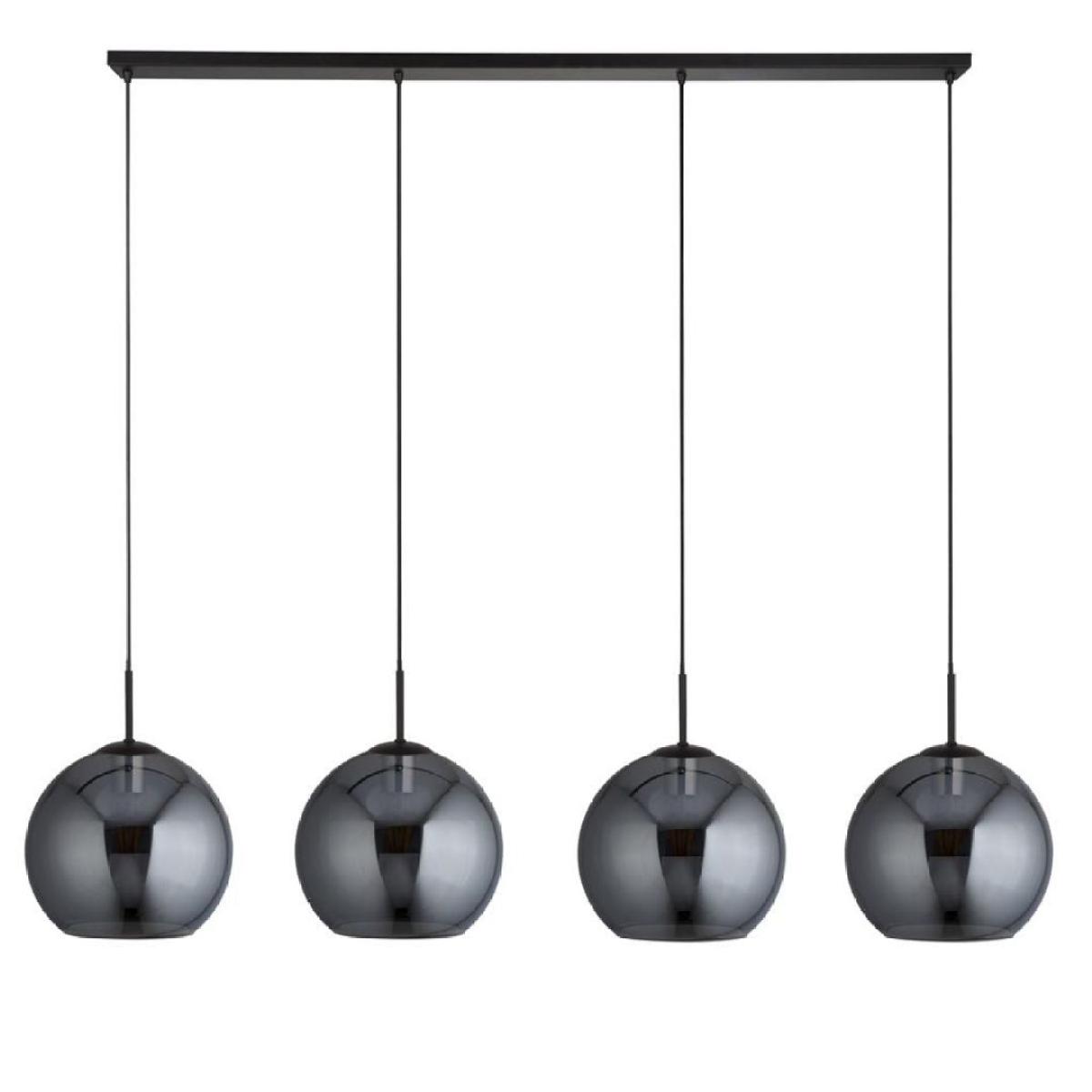 Amsterdam 4 Light Black Linear Pendant Ceiling Light – image 3