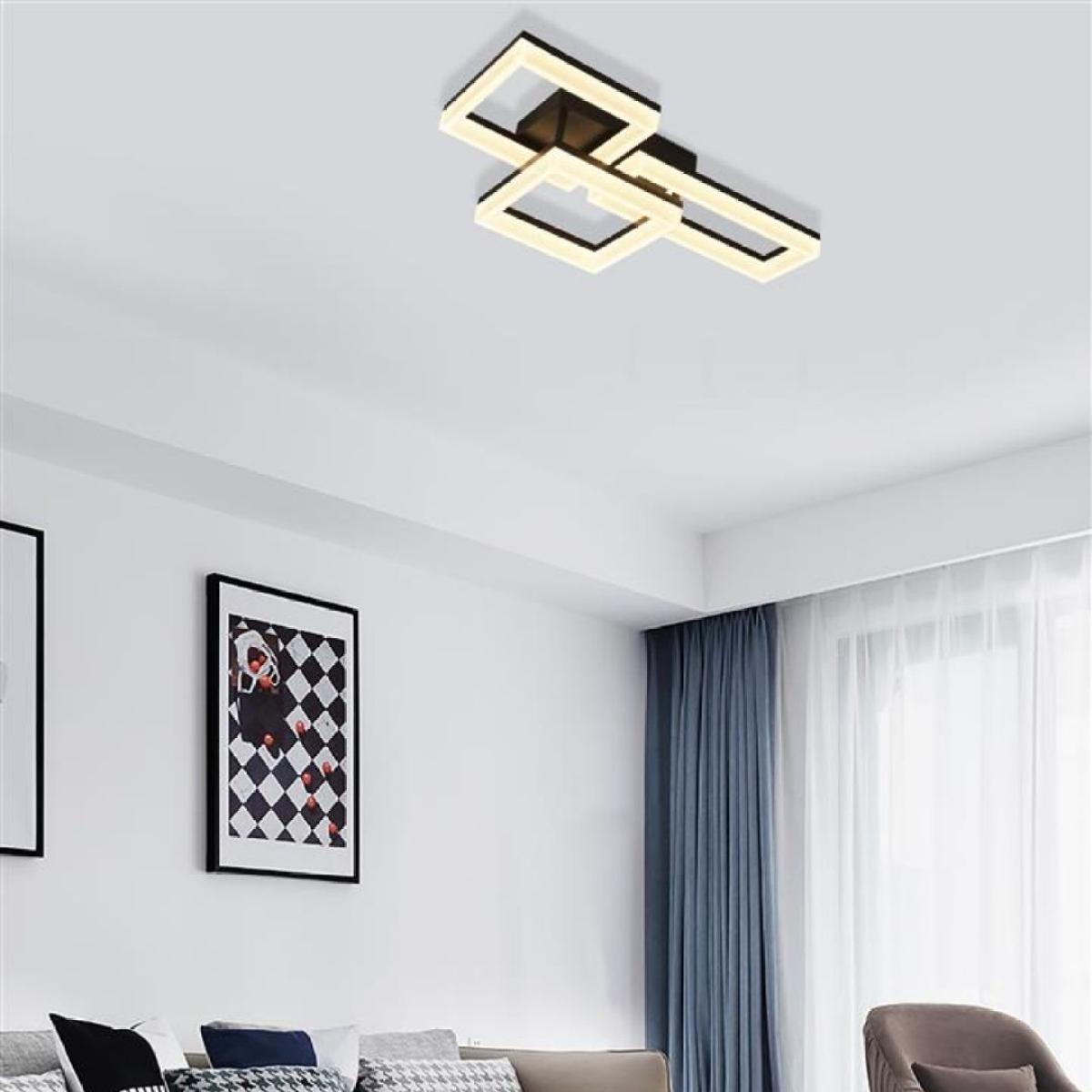 Wall Art II Matte Black LED Flush Ceiling Light – image 1