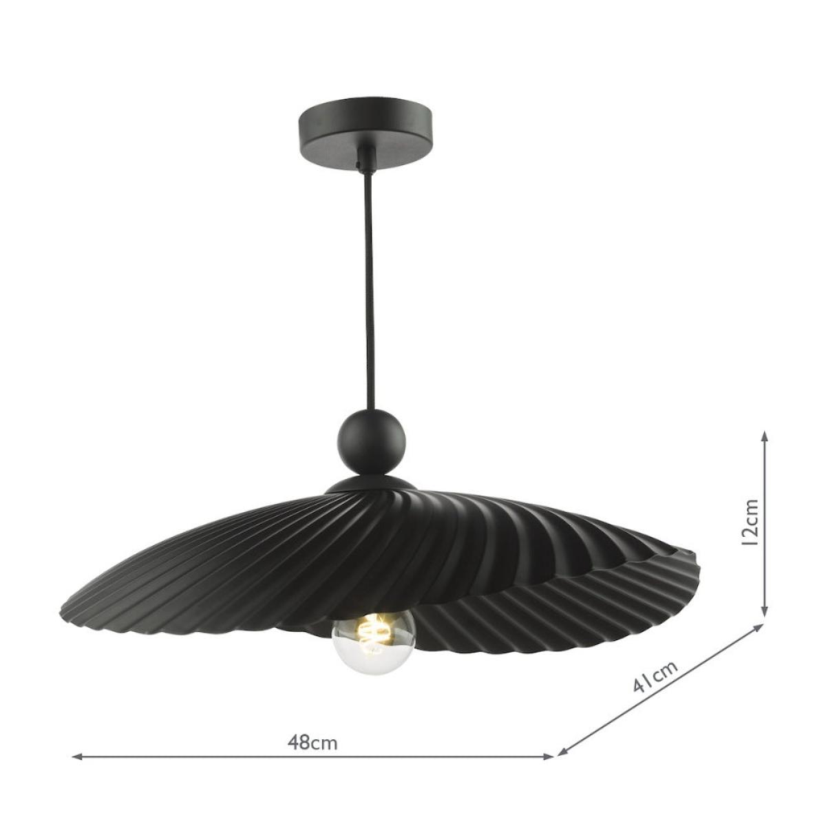 Bouvier Matte Black Easy-Fit Pendant (Shade Only) – image 10