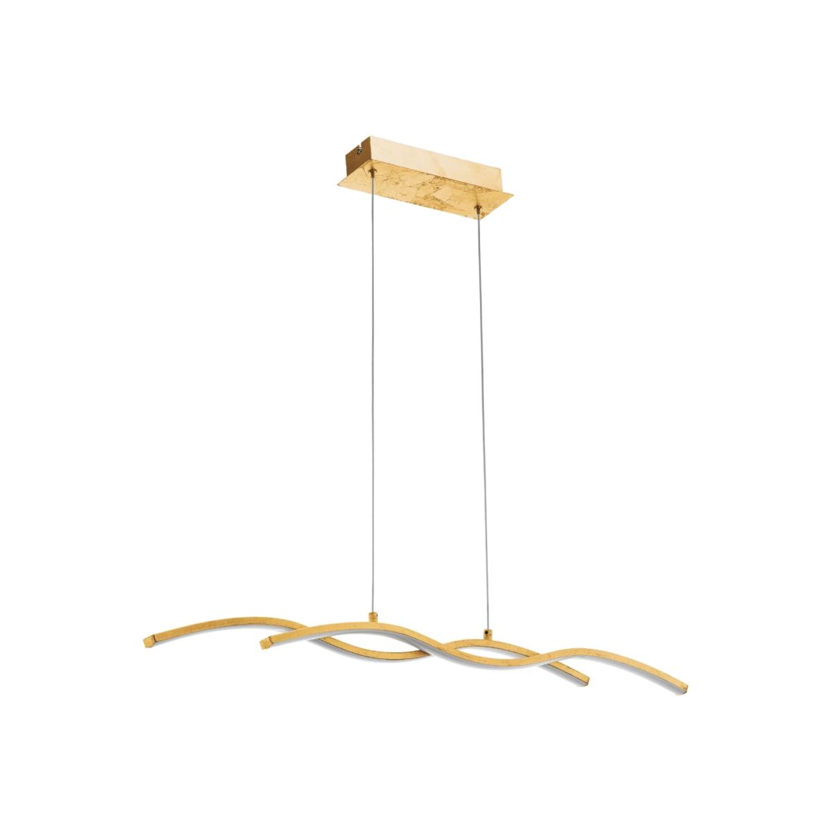 Miraflores 2 Light LED Gold Ceiling Pendant