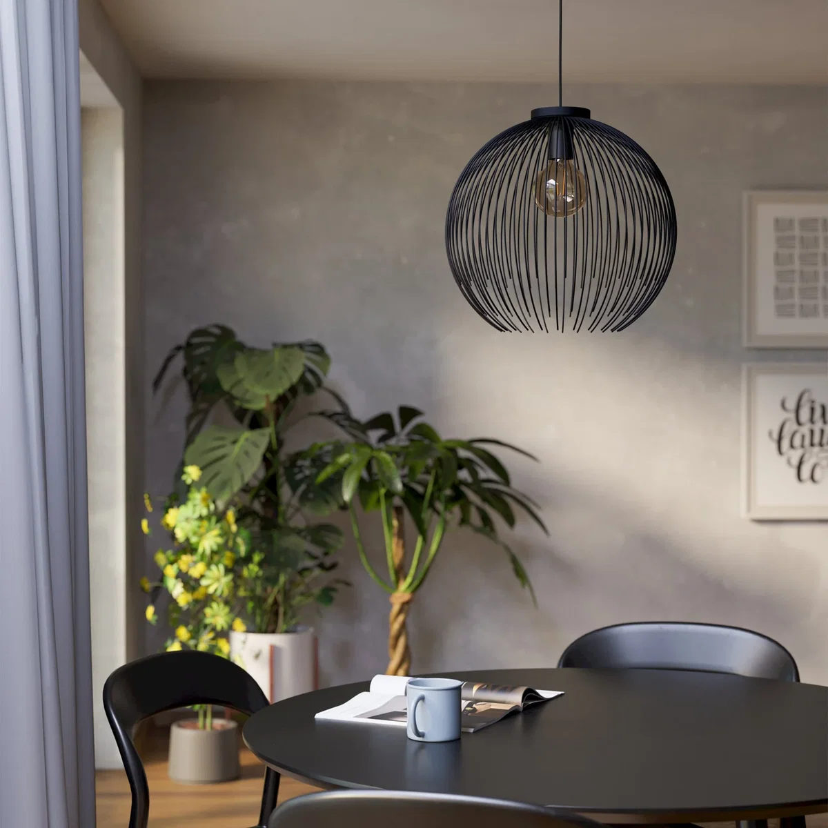 Venezuela Black Ceiling Pendant – image 5
