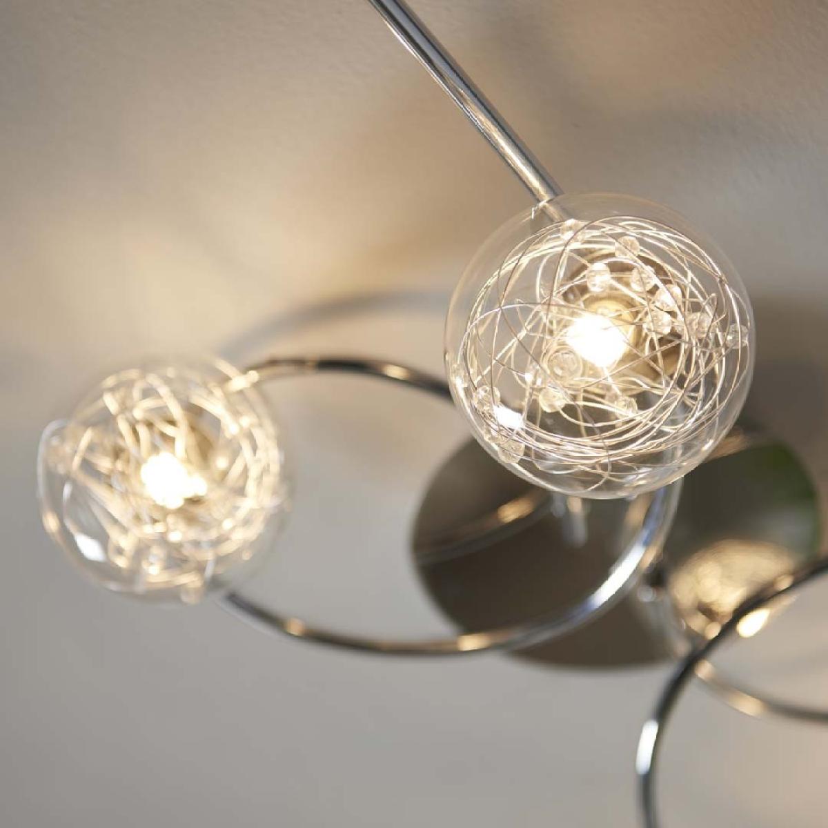 Jaymie 6-Light Chrome Semi-Flush Ceiling Light – image 5