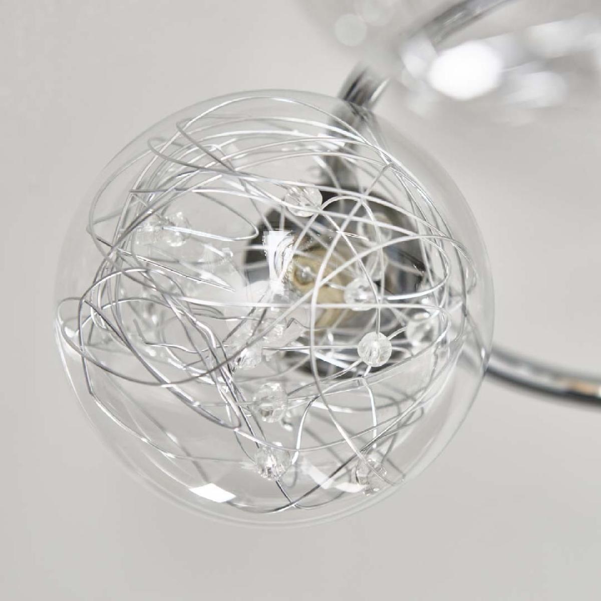 Jaymie 6-Light Chrome Semi-Flush Ceiling Light – image 9
