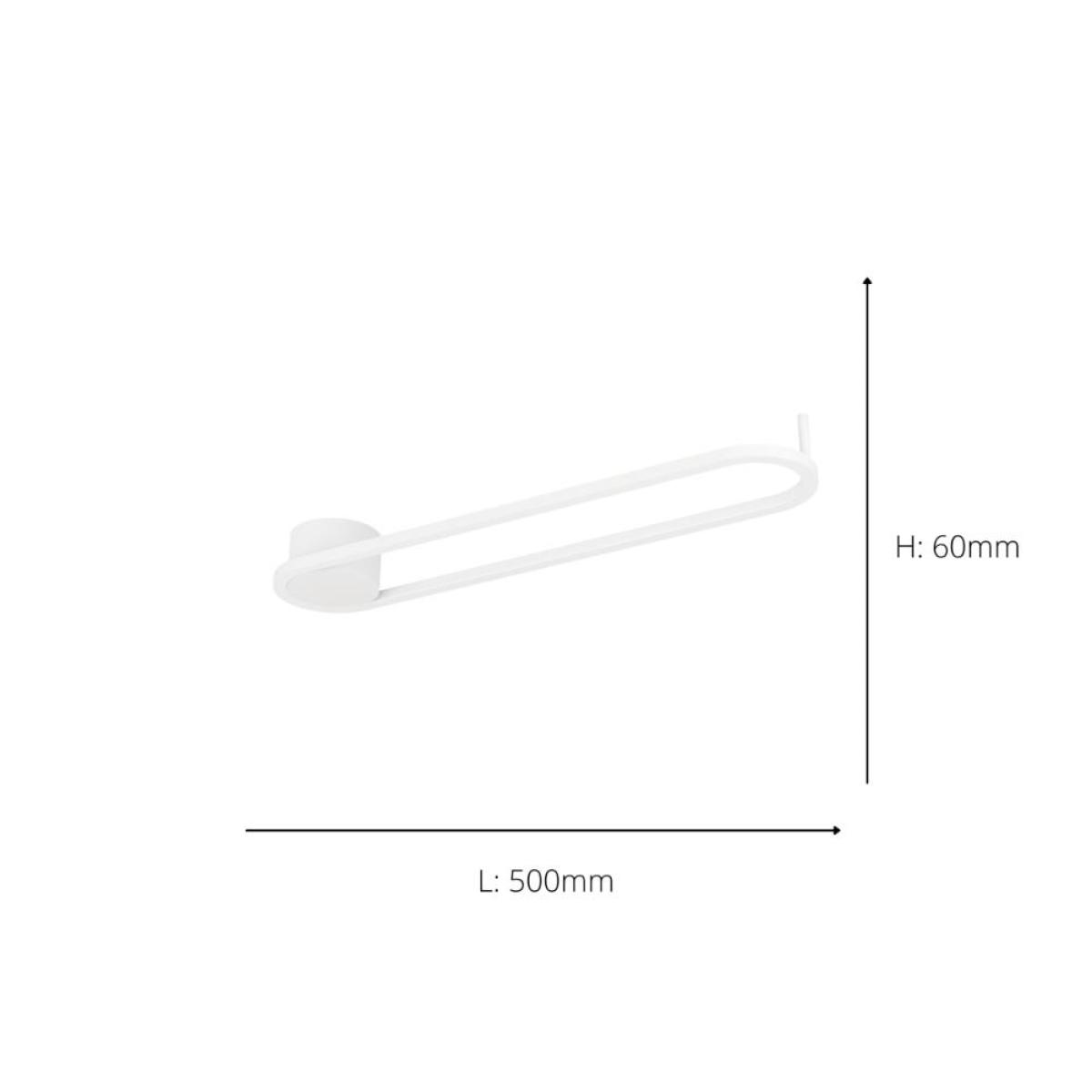 Collecorvino White LED Flush Ceiling Light – image 4