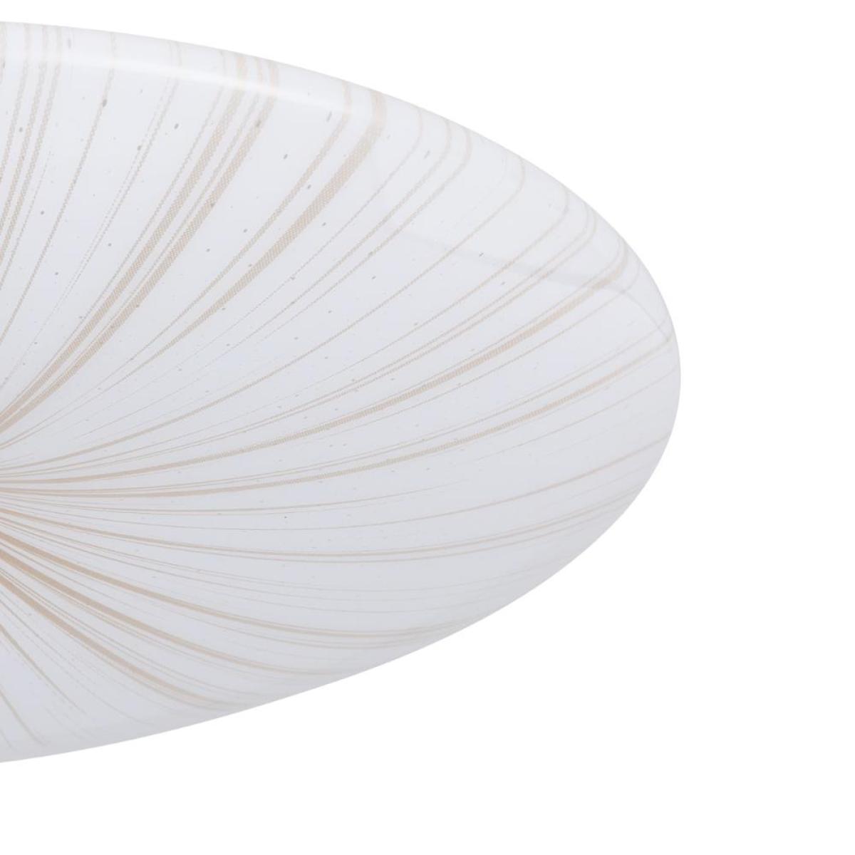 Nieves White and Gold Large LED Flush Ceiling Light – image 3