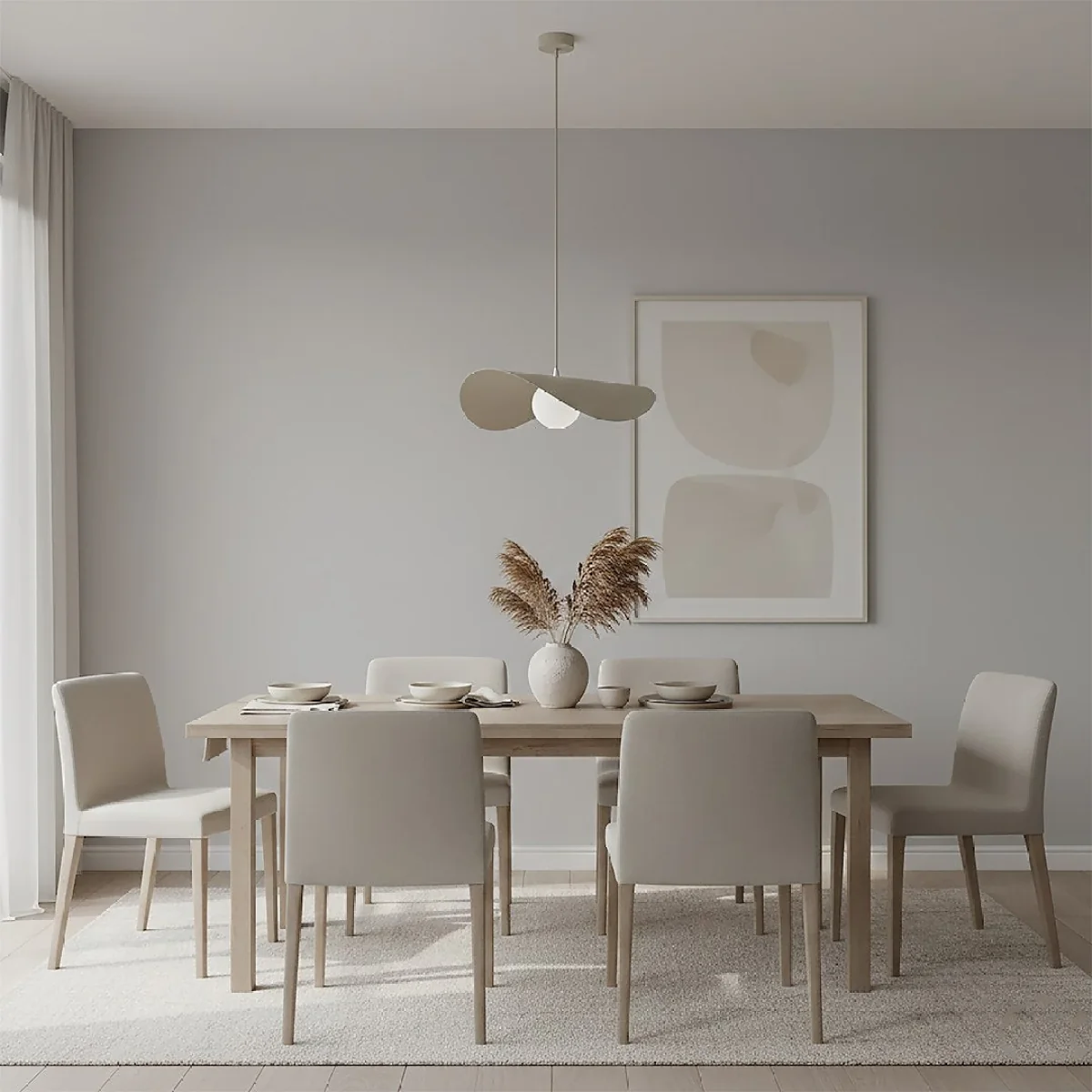 Ritual Large Pendant Beige – image 4
