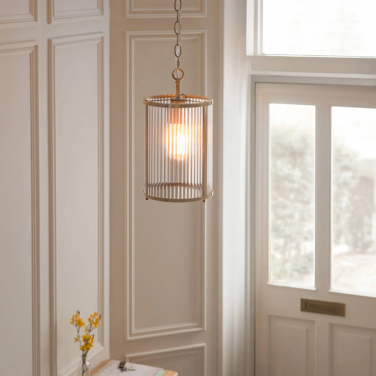 Ridgeton Single Pendant Antique Brass – image 1