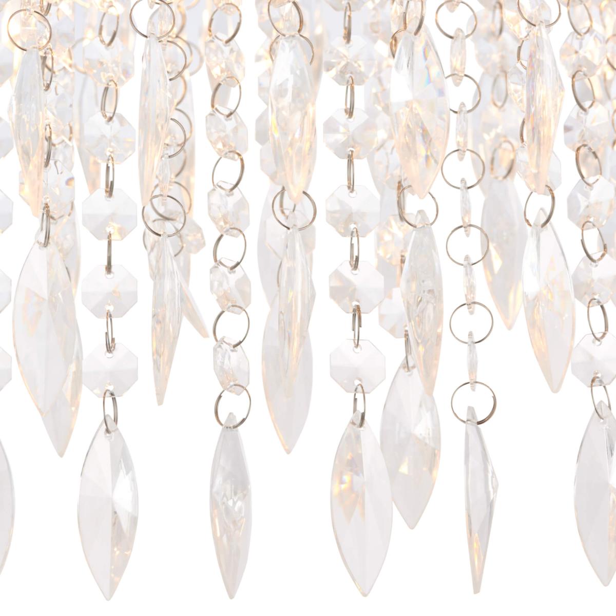 Winona Large Crystal Flush Ceiling Light – image 7