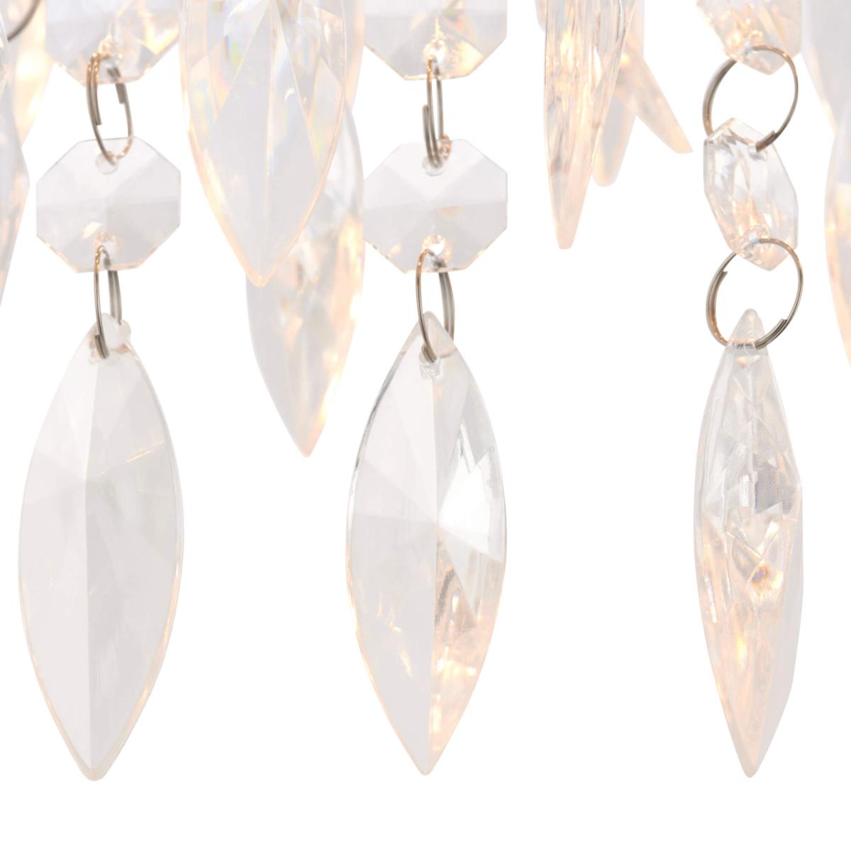 Winona Large Crystal Flush Ceiling Light – image 8
