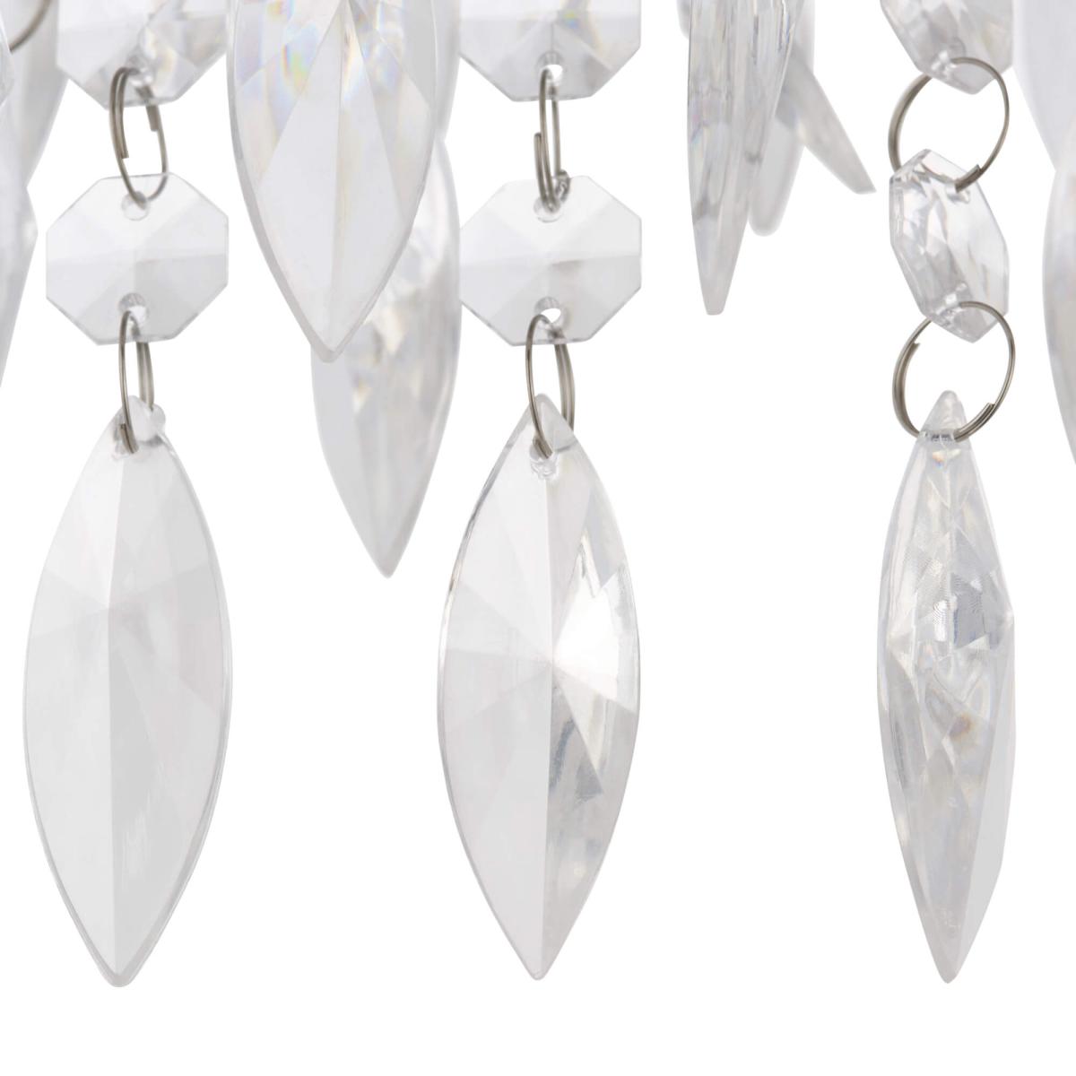 Winona Large Crystal Flush Ceiling Light – image 10