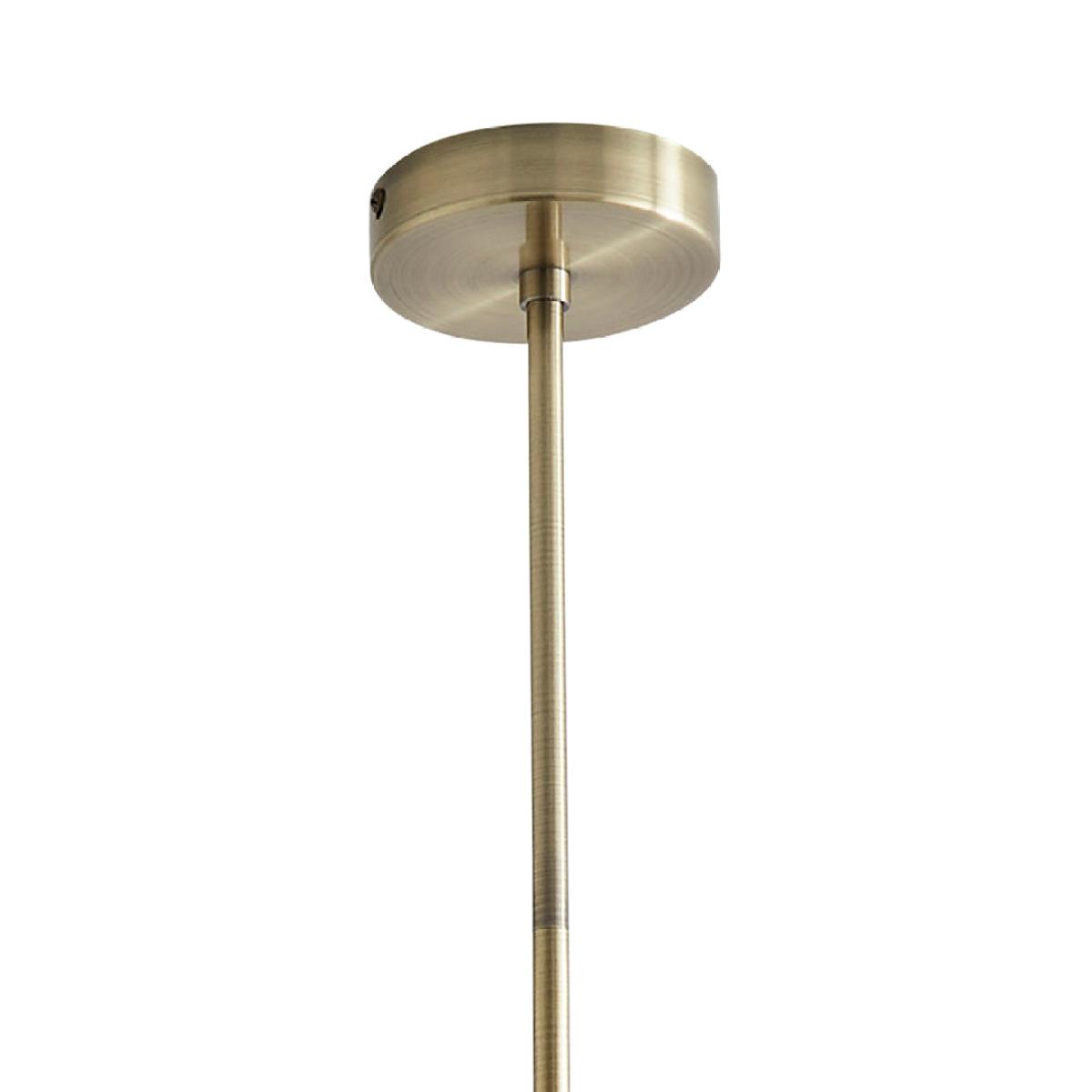 Maya 5-Light Antique Brass Semi-Flush Ceiling Light – image 5
