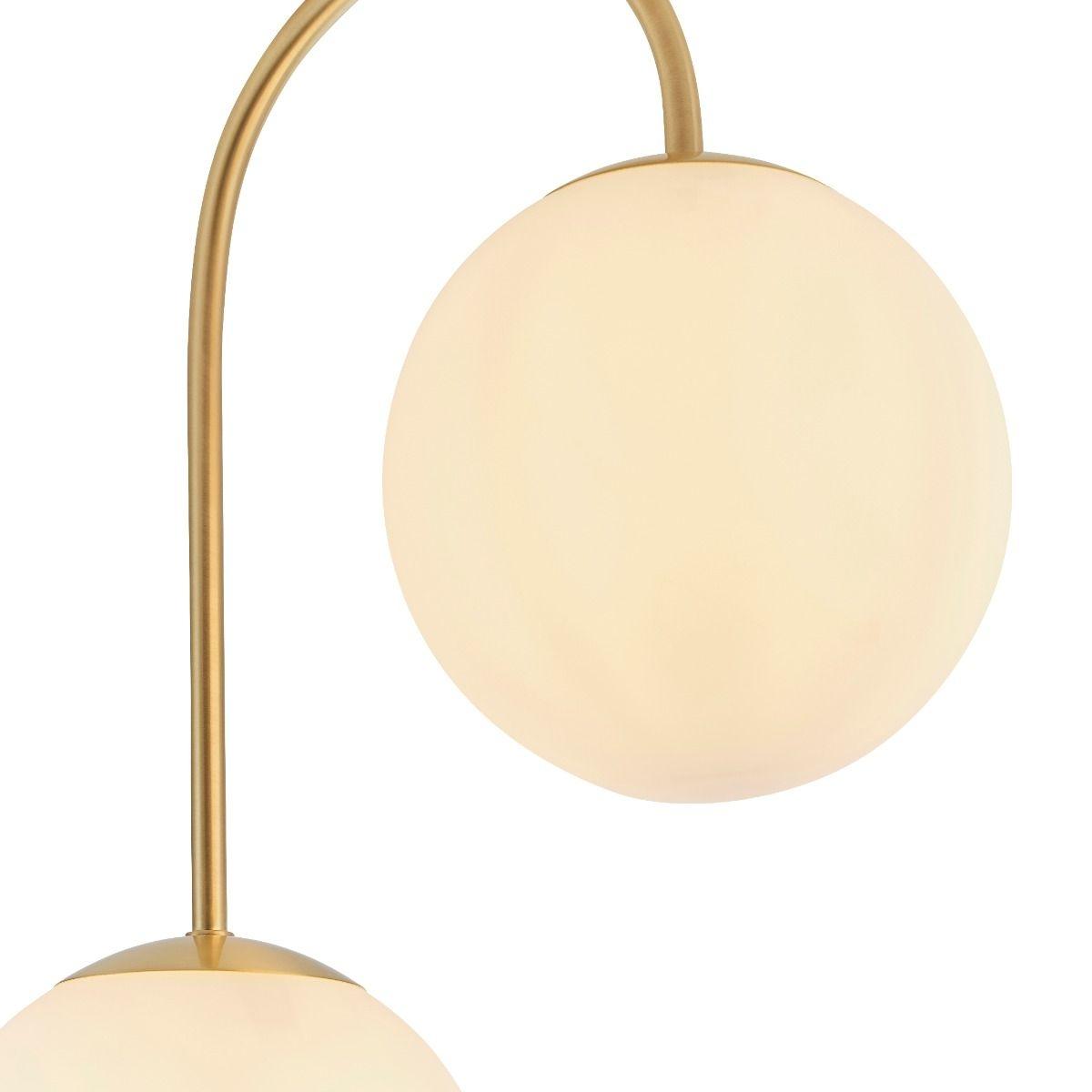 Patton 2 Light Semi Flush Satin Gold Ceiling Light – image 5