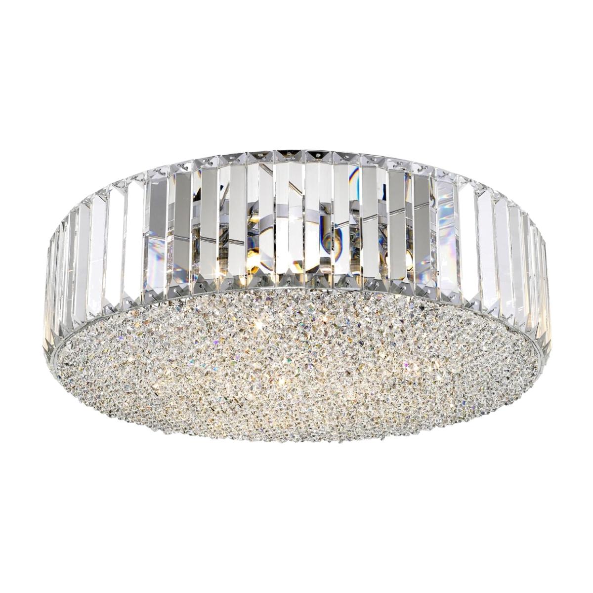 Sireno 5 Light Crystal Semi Flush Ceiling Light – image 1