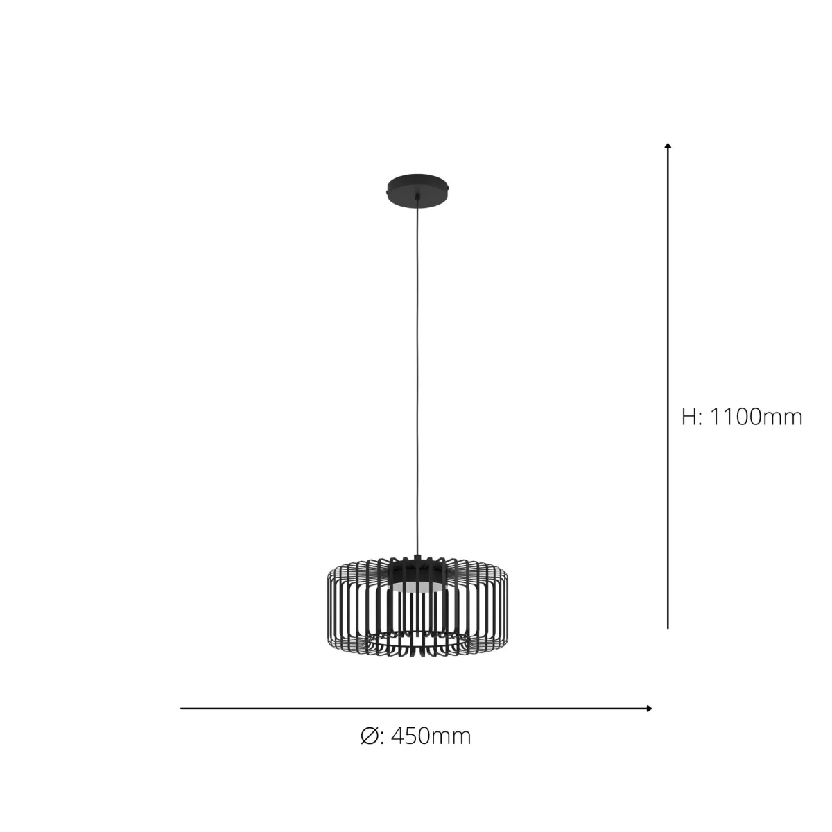 Ginestrone-z Black LED Ceiling Pendant – image 6
