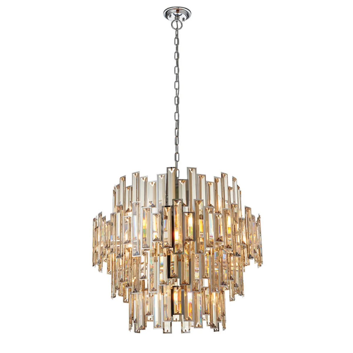 Viviana 15 Light Pendant Chrome – image 3