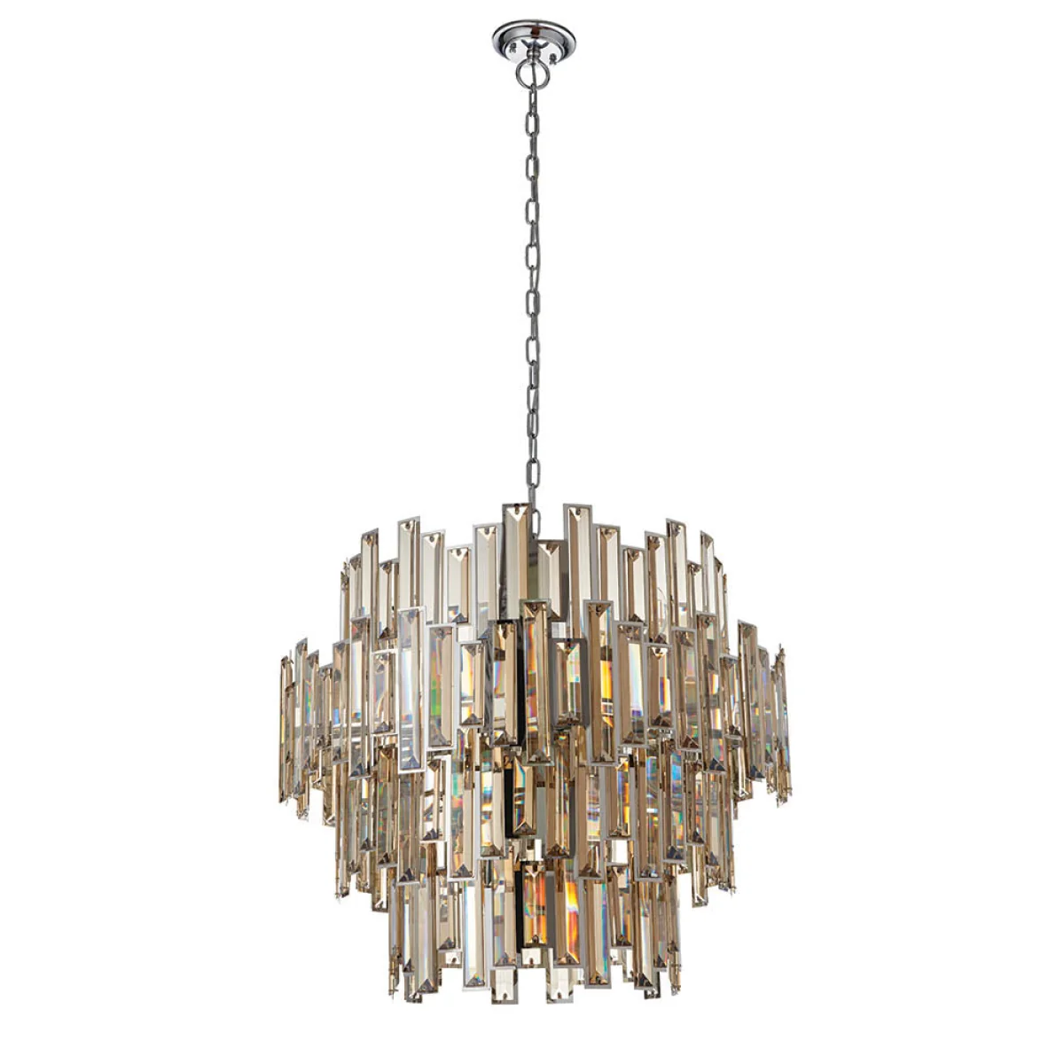 Viviana 15 Light Pendant Chrome – image 4