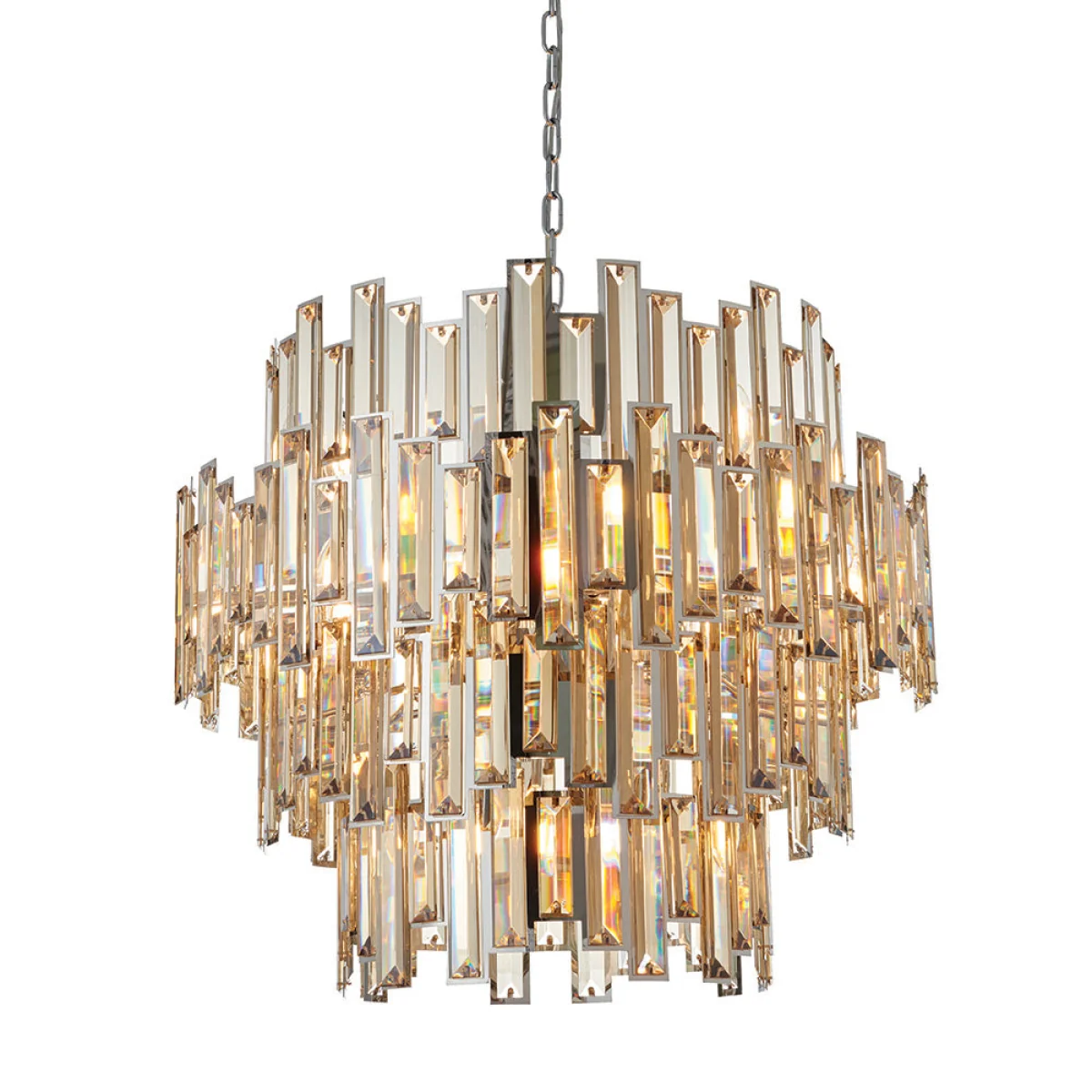 Viviana 15 Light Pendant Chrome – image 5