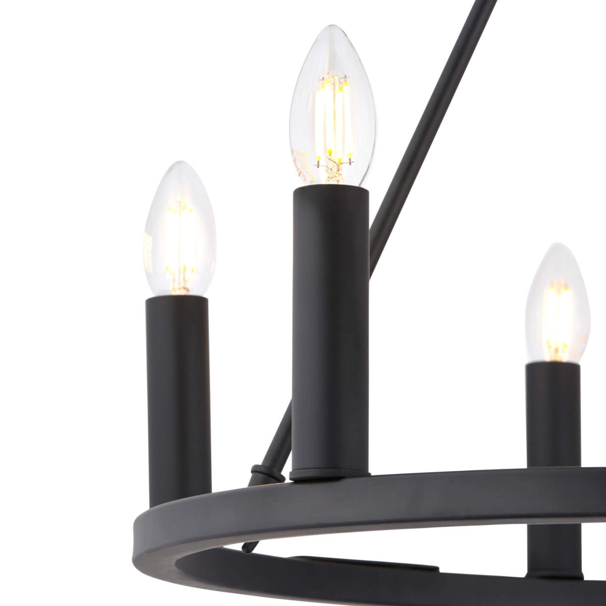 Parley 6 Light Black Pendant – image 4