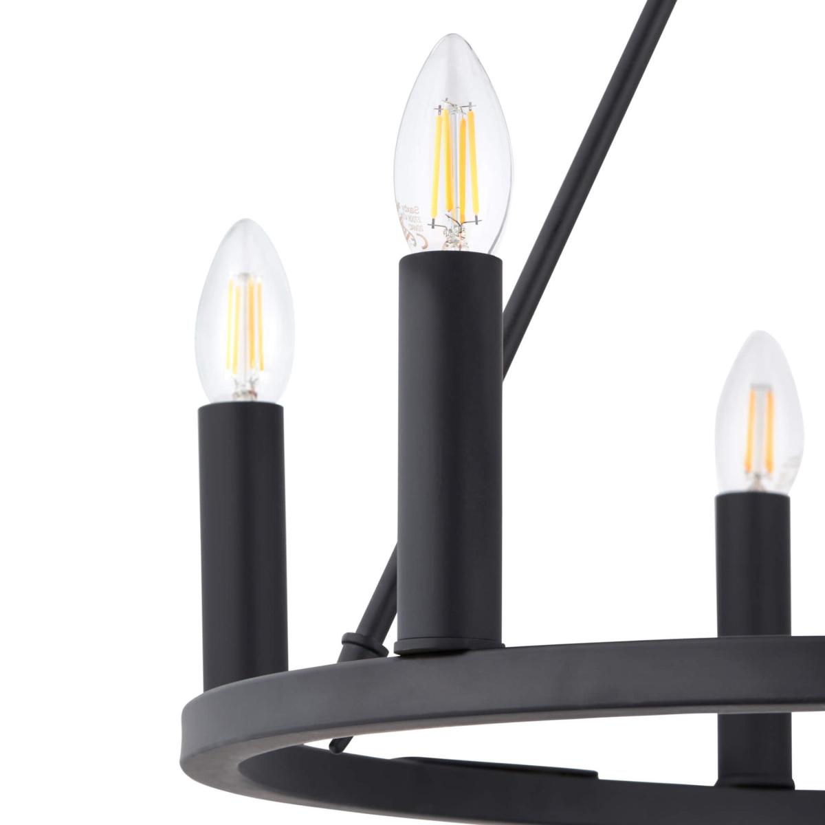 Parley 6 Light Black Pendant – image 5