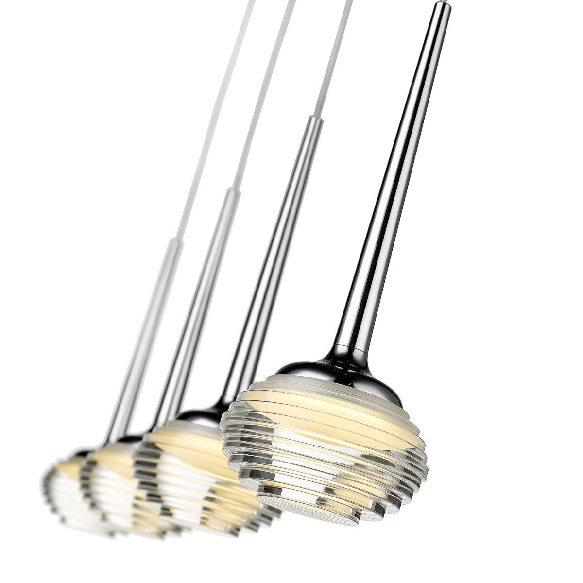 Valvano 5 Light Polished Chrome LED Ceiling Pendant – image 2