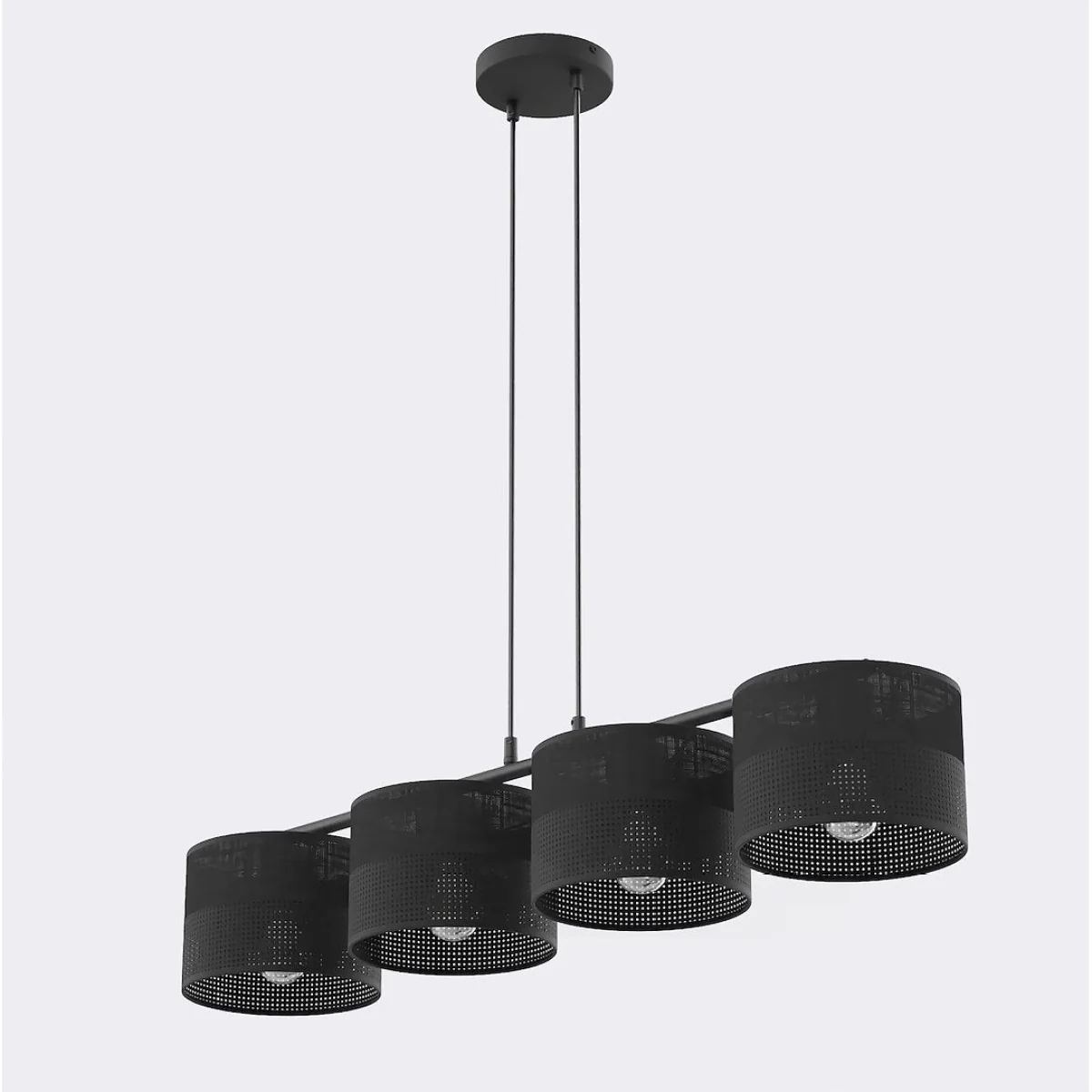 Karbon 4 Light Linear Pendant Black – image 6